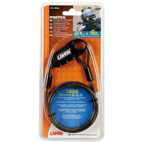Lucchetto Antifurto Portex Con Cavetto Di Sicurez - Foto 2