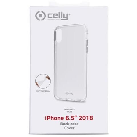 Cover in TPU per iPhone XS Max Colore Trasparente - Foto 2