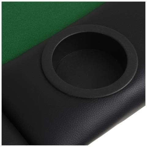 Tavolo Da Poker Piegabile In 3 Per 9 Giocatori Ottagonale Verde - Foto 7