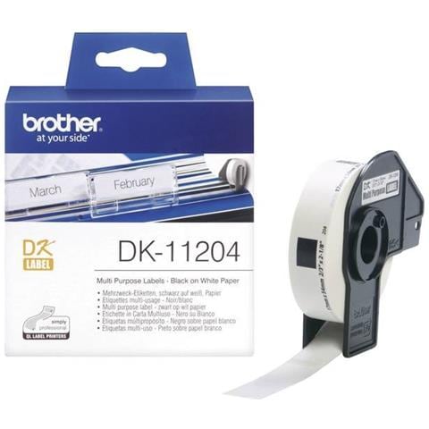 Etichette   Dk-11204 Conf.400pz Adesive 17x54mm X Ql-500 Ql-550 Ql-560 Ql-570 Ql-700 Ql-710w Ql-800 Ql-810w - Foto 2