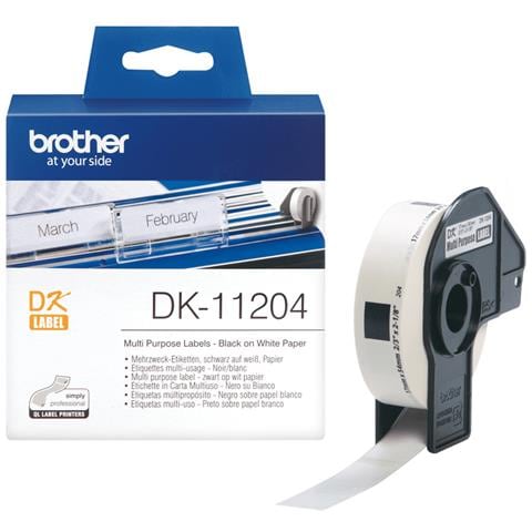 Etichette   Dk-11204 Conf.400pz Adesive 17x54mm X Ql-500 Ql-550 Ql-560 Ql-570 Ql-700 Ql-710w Ql-800 Ql-810w - Foto 9