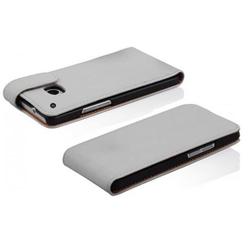 Custodia Compatibile Con Htc One Mini M4 In Bianco Flash - Coperchio Protettivo In Design Flip Realizzato In Finta Pelle Liscia - Foto 6