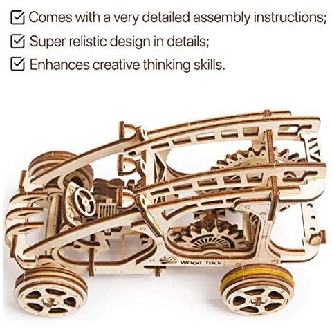 I Modelli Trucco Di Legno Di Puzzle 3d In Legno Di Faggio Buggy Meccanici A Bordo Gameassembly Constructorbrain Teaserbest Fai Da Te Toyiq Gioco Per Ragazzi E Adulti - Foto 2