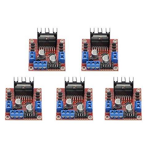 5 Pcs L298n Bordo Del Modulo Di Controllo Motor Drive A Doppia H Ponte Modulo Stepper Dc - Foto 1