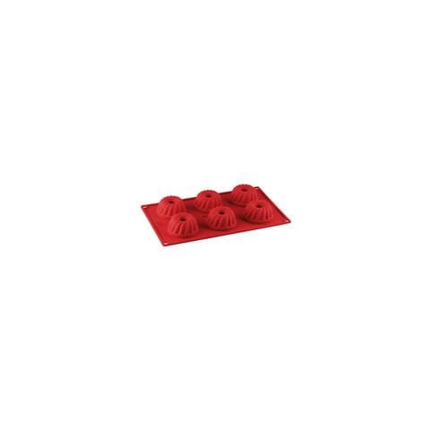 Stampo 6 Ciambelle Dr Oetker Cameo, In Silicone Rosso - Foto 2
