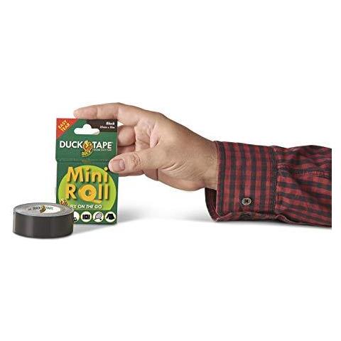 Anatra Nastro Mini Rotolo Nero - Lelevata Resistenza Elettricista Impermeabile Originale E Condotto Adesivo Riparazione Panno Nastro 25mm X 10m - Foto 2