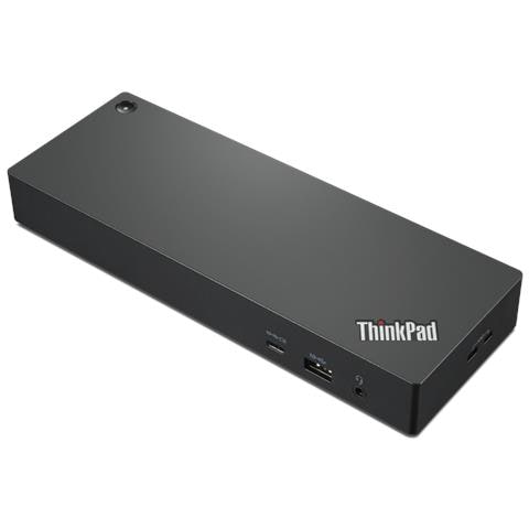 Replicatore di Porte e Docking Station per Notebook ThinkPad Thunderbolt 4 Cablato 5x USB 3.2 / Thunderbolt 4 - Nero / Rosso - Foto 1