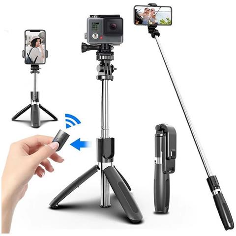 Selfie Stick/supporto Mobile Con Telecomando Compatibile Con Fotocamera E Gopro - Foto 18