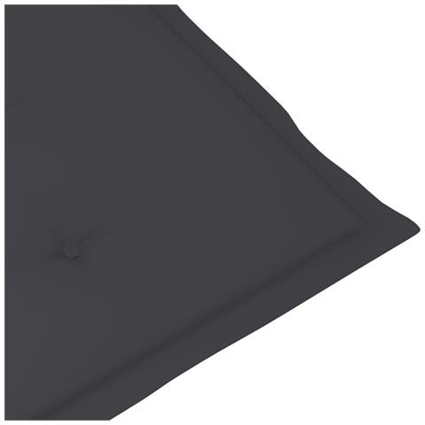 Sdraio da Esterni con Poggiapiedi e Cuscino Massello d'Acacia - Foto 10