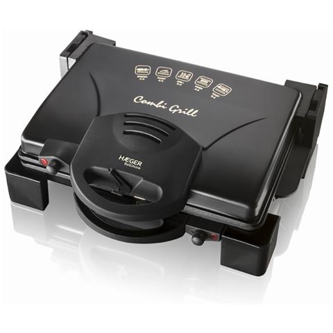 Baltimore Grill con Piastre Reversibili Potenza 1900W - Foto 1