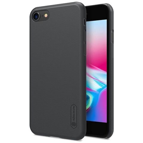 Nillkin Custodia Frosted Shell Posteriore Rigida Antiscivolo Apple Iphone 7 - 8- Se (2020) Black - Foto 1
