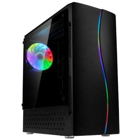Case Inspire K5 ARGB Midi Tower ATX / Micro ATX / Mini-ITX 1 Porta USB 3.0 Colore Nero (Finestrato) - Foto 1