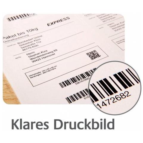 8017-300 Rettangolo Permanente Bianco 1200pezzo (i) Etichetta Autoadesiva - Foto 2