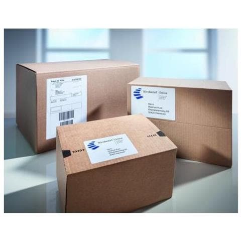 8017-300 Rettangolo Permanente Bianco 1200pezzo (i) Etichetta Autoadesiva - Foto 3