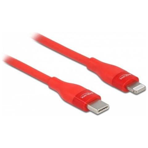 86633 Cavo Lightning 0,5 M Rosso - Foto 1