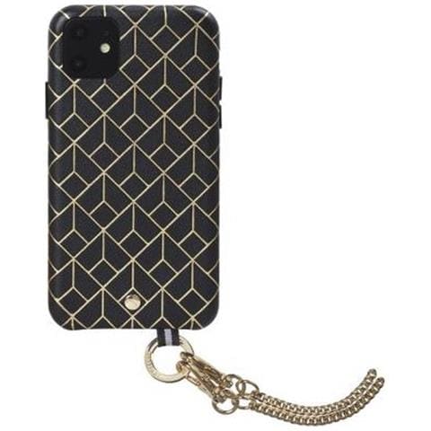 Cover Per Iphone 11 In Pelle St Germain Con Tracolla, Nero - Foto 1