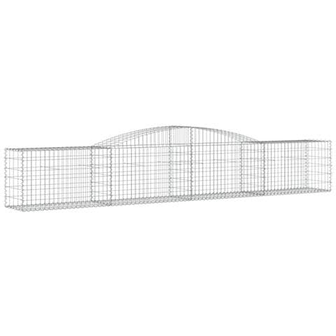 Cesto Gabbione Ad Arco 400x50x60/80 Cm Ferro Zincato - Foto 1