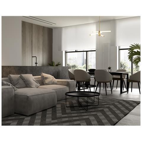 Lampadario A Sospensione Moderno Axis Alluminio Oro Acrilico 3 Luci Led 28w - Foto 2