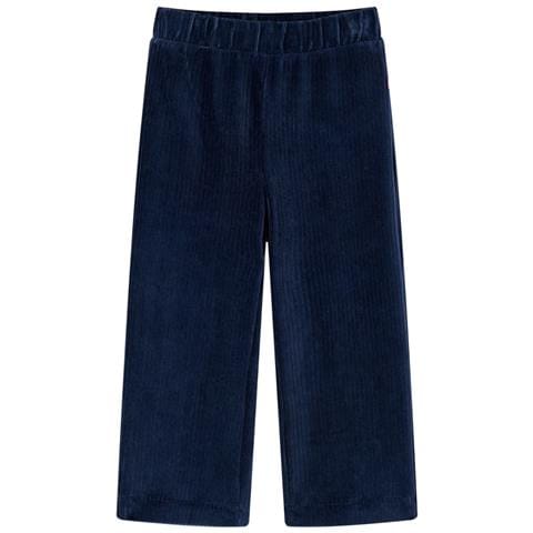 Pantaloni Da Bambino In Velluto A Coste Blu Marino 140 - Foto 1