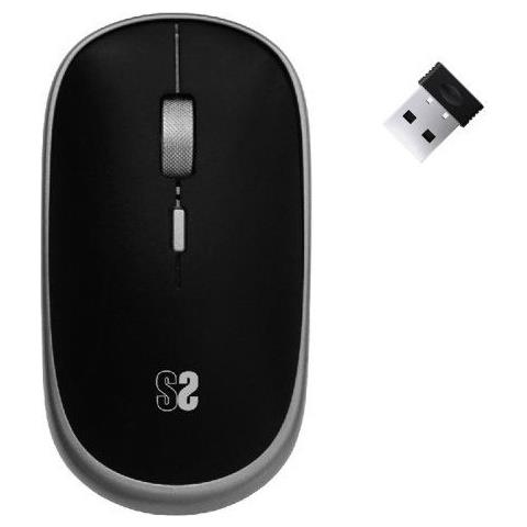 MINI MOUSE WIRELESS SPACE GREY 2.4G 1600 DPI SUBMO-RFM0002 - Foto 2