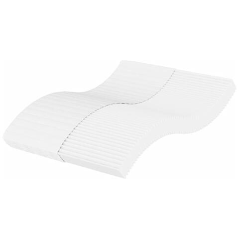 Materasso In Schiuma Bianco 140x210 Cm Durezza H2 H3 - Foto 1