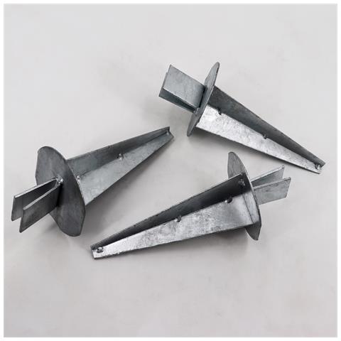 1 Piastra Di Messa A Terra Per Pali Con Profilo A Z Per Rete Di Protezione Da Animali Selvatici, Rete Per Zona Boschiva, Rete Annodata, Rete Pastorale - Foto 1