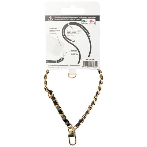 Tracolla Universale Rimovibile Per Smartphone, Nero - Foto 4