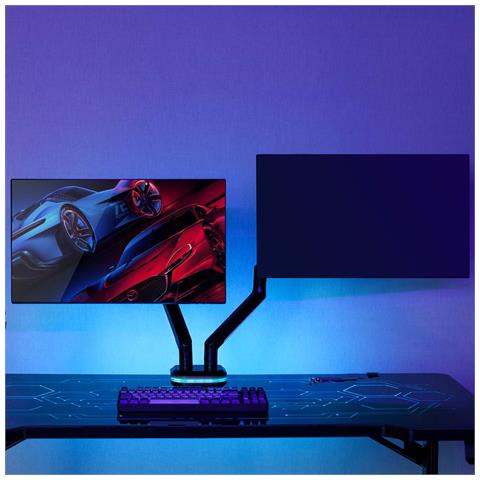 DT32TSR-297 Supporti a parete per TV 81,3 cm (32") Scrivania Nero, Bianco - Foto 2