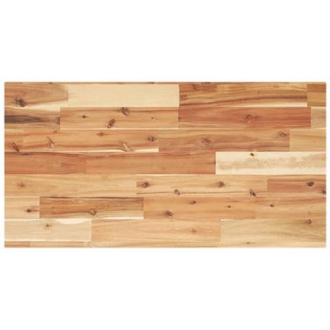 Piano Tavolo Rettangolare 80x40x2cm In Legno Massello Di Acacia - Foto 2