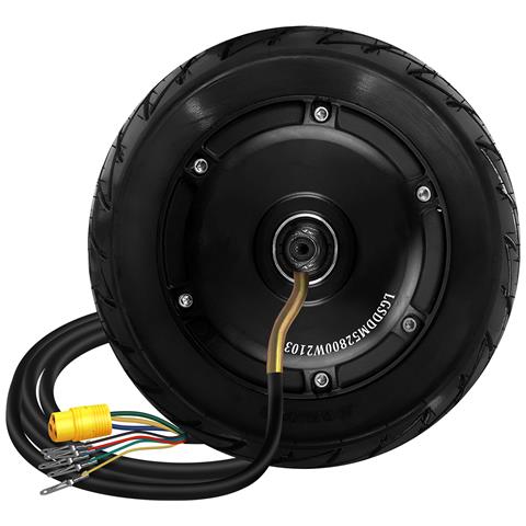 Motore Anteriore Per Monopattino 8x Con Pneumatico Gonfiabile, Nero - Foto 1