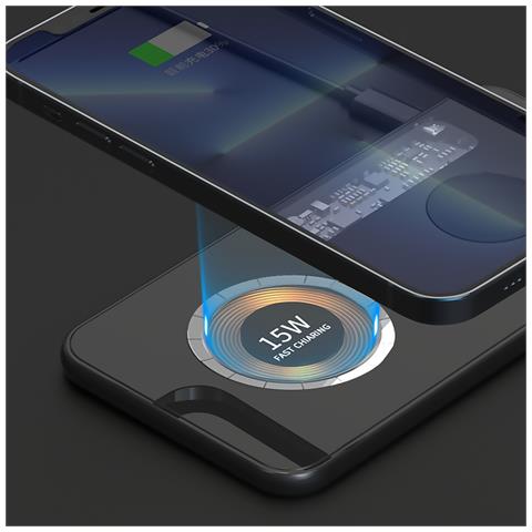 Base Di Ricarica Wireless Da 15w. Magsafe E Qi Speciale Apple Watch E Cuffie. Base Di Ricarica Doppia. - Foto 7