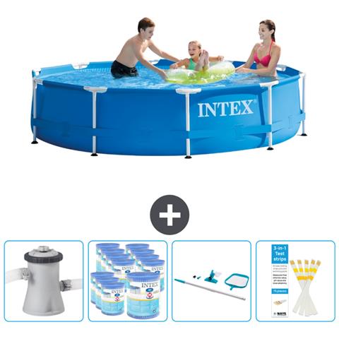 Piscina Fuori Terra - In Giro - 305x305x76 Cm - Blu - Include Accessori Coordinati Cb94 - Foto 1