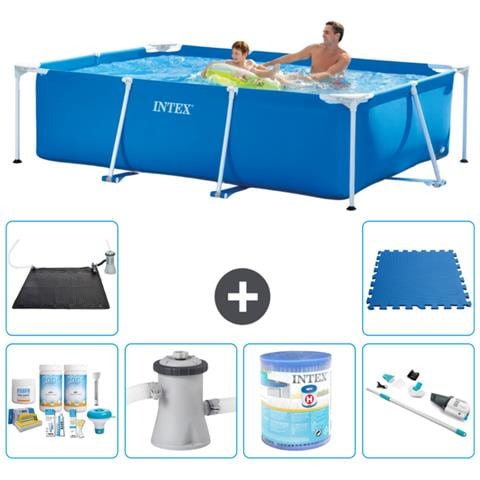 Piscina Fuori Terra - Rettangolo - 260x160x65 Cm - Blu - Include Accessori Coordinati A130 - Foto 1