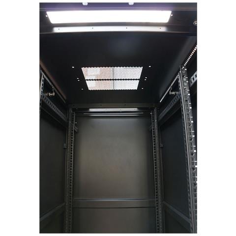 Extralink Armadio per montaggio su rack 42U 800x800 Nero in piedi, Rack indipendenti, 42U, 1400 kg, Lucchetti, Griglie, Rotelle - Foto 2