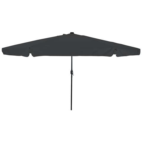 Parasol da Giardino  con Luci a LED ø395x245 cm Antracite - Foto 1