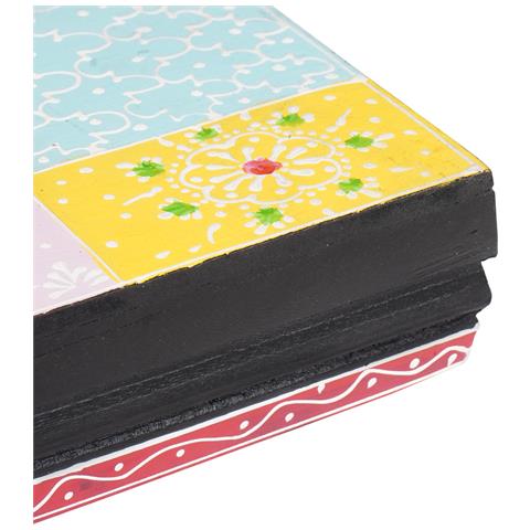 Set di 3 Mensole da Parete 100x20x6 cm in Legno Massello di Mango - Foto 9