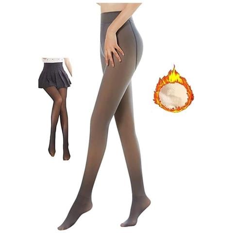 Collant Termici Caldi Leggings In Pile Elastici Da Donna 155-175 Cm - Foto 2