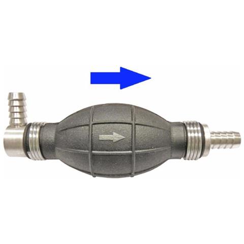 Pompa Di Adescamento Gasolio Ø 12mm Con Attacco Dritto E 90° - Foto 1