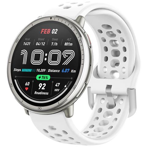 Cinturino In Silicone Compatibile Con Amazfit Active 2, Cinturino Di Ricambio Da 20 Mm White - Foto 4