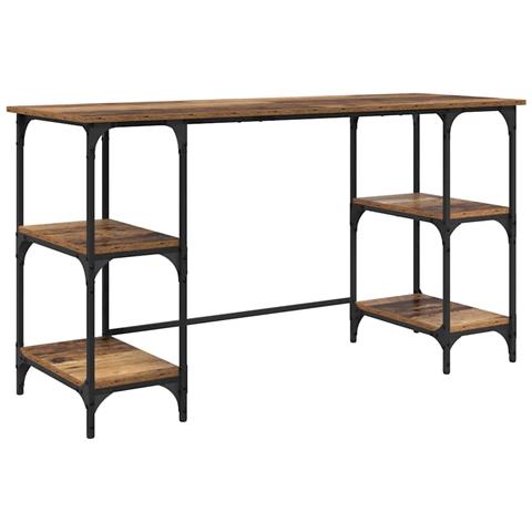 Scrivania Legno vecchio 140 x 50 x 75 cm Legno multistrato - Foto 1