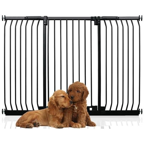 Bettacare Cancelletto Per Cani Elite Extra Alto, 161cm - 170cm, Nero Opaco, Extra Alto Con 100cm Di Altezza - Foto 1