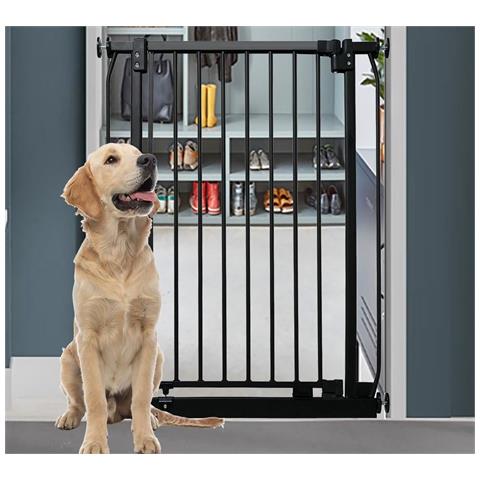 Bettacare Cancelletto Per Cani Elite Extra Alto, 161cm - 170cm, Nero Opaco, Extra Alto Con 100cm Di Altezza - Foto 4