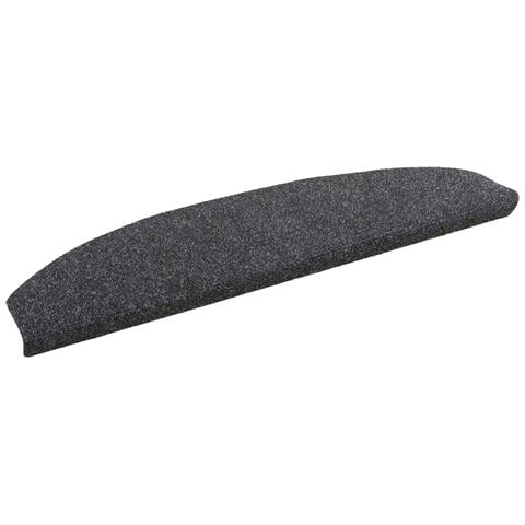 Tappetini per scale autoadesivi 15 pcs Grigio Scuro - Foto 1