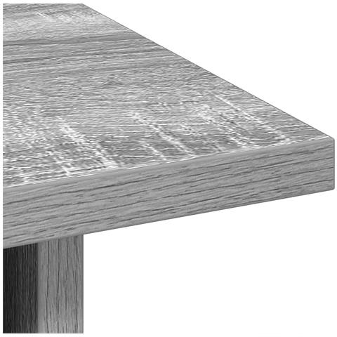 Comodino 2 pcs Grigio Sonoma 41 x 40 x 45 cm Legno multistrato - Foto 9