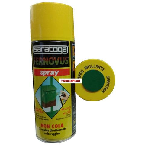 Vernice Antiruggine Spray Pronta All'Uso, Bomboletta Da 400 Ml Verde Brillante - Foto 3