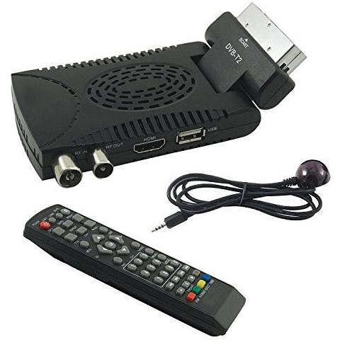 Mini Decoder Digitale Terrestre Scart Dvb-t2 Usb Scart Hdmi 180° - Foto 1