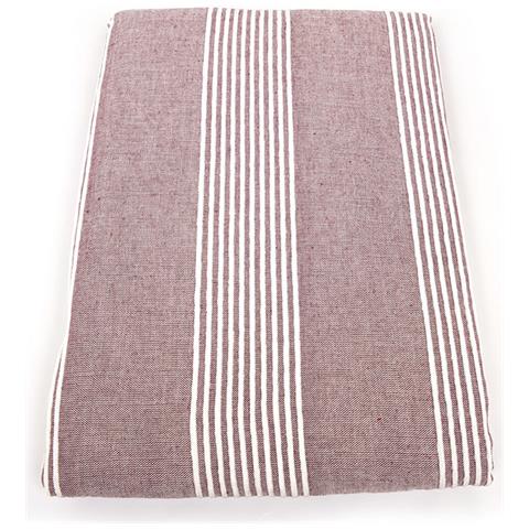 Copriletto Copritutto In Cotone Disegno Ginevra Colore Bordeaux Singolo Bordeaux - Foto 1