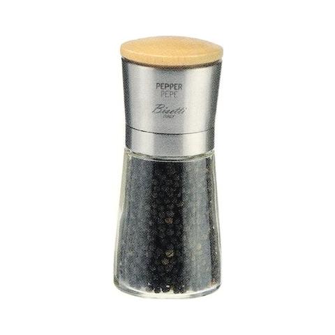 Macina Pepe La Spezia Cm 14,5 Vetro Con Coperchio Legno - Foto 1