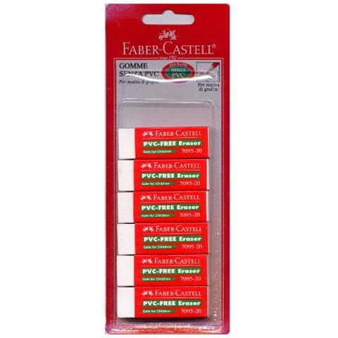 Conf. 6 Gomme Bianche Per Cancellatura Matite Grafite - Foto 1