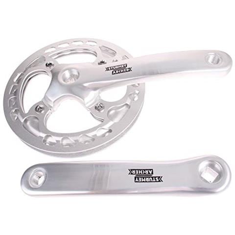 Guarnitura Fcs722 42z. 170 mm Con Catena Argento Bicicletta - Foto 2